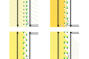 VIG sections showing daylight control